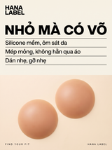 Miếng dán nhũ hoa silicone Hana Label