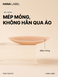 Miếng dán nhũ hoa silicone Hana Label
