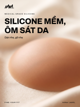 Miếng dán nhũ hoa silicone Hana Label