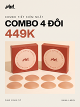 Miếng dán nhũ hoa silicone Hana Label