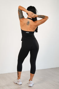 Áo 20S Halter - Midnight Black