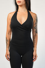Áo 20S Halter - Midnight Black