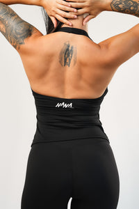 Áo 20S Halter - Midnight Black