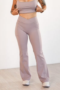 Quần Classy Flared Pants - Dusty Mauve