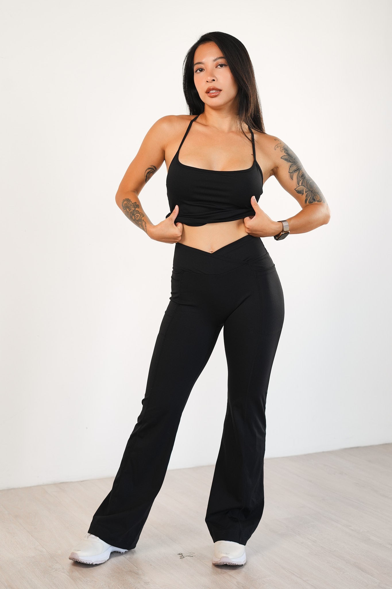 Quần Classy Flared Pants - Midnight Black